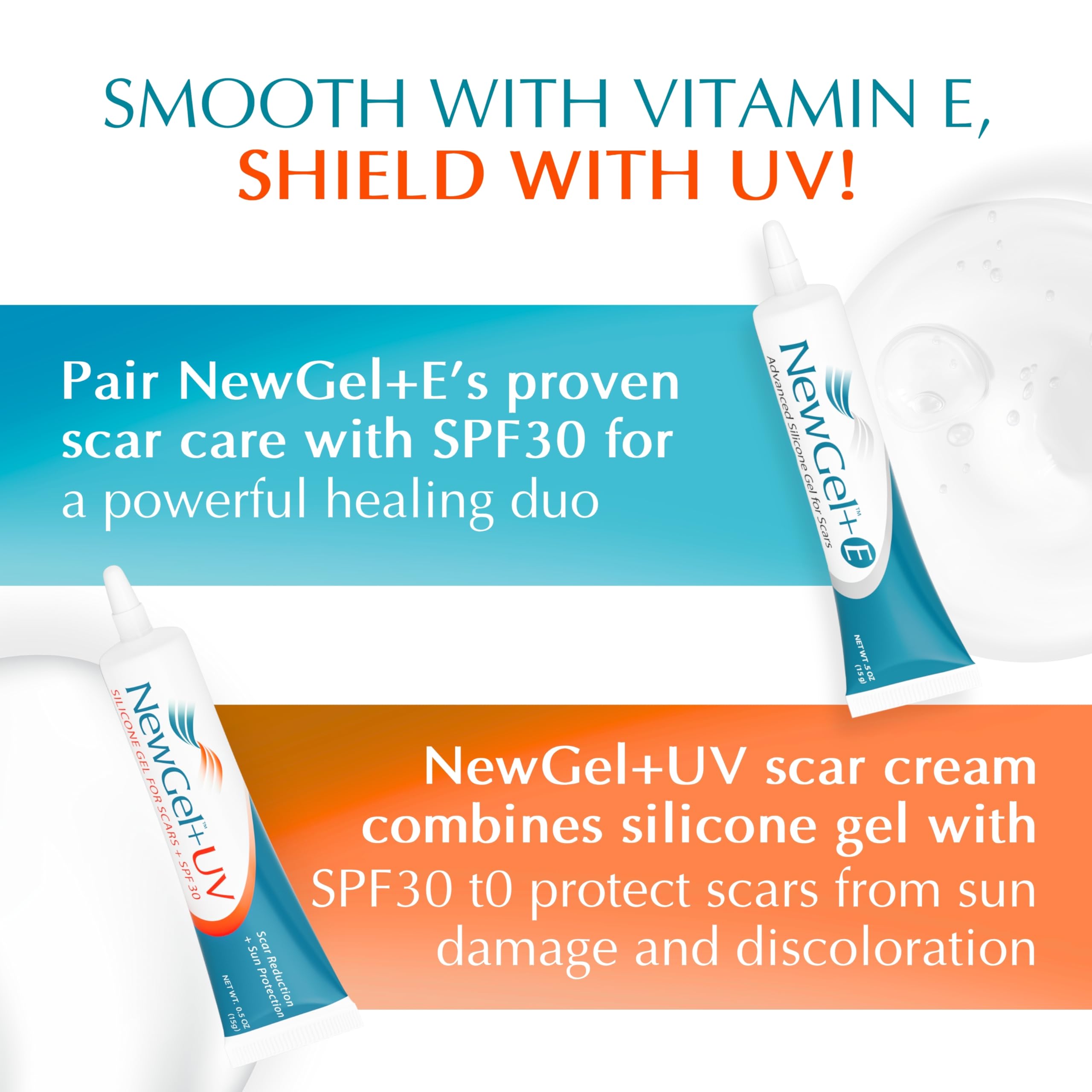 MyNewGel Silicone Scar Gel with Vitamin E - Scar Care

