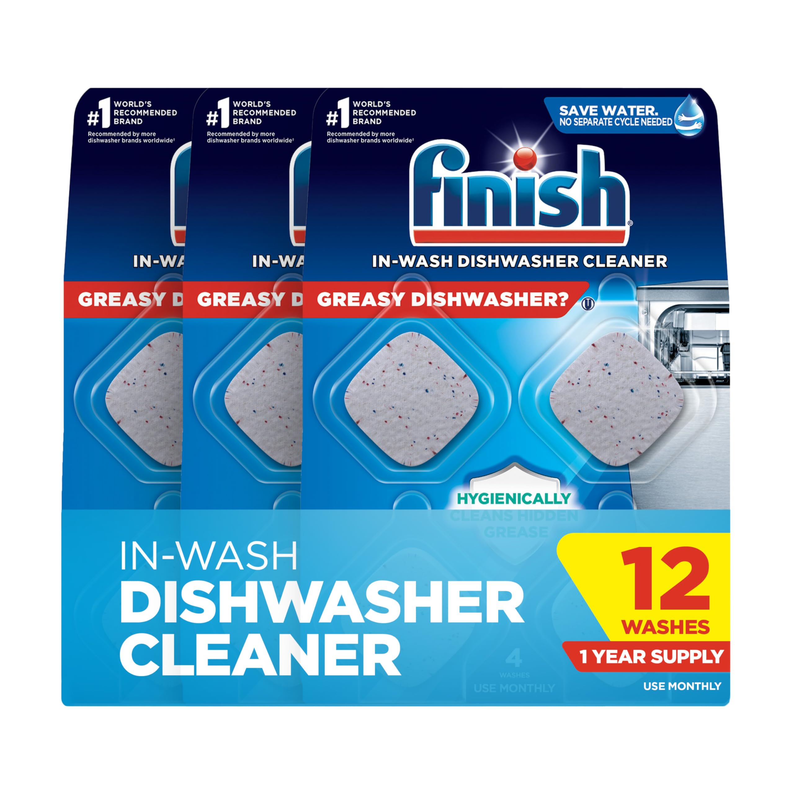 Finish Dishwasher Cleaner Deep Clean & Odor Control

