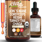 Clean Nutra Mushroom Liquid Drops | Immune Support

