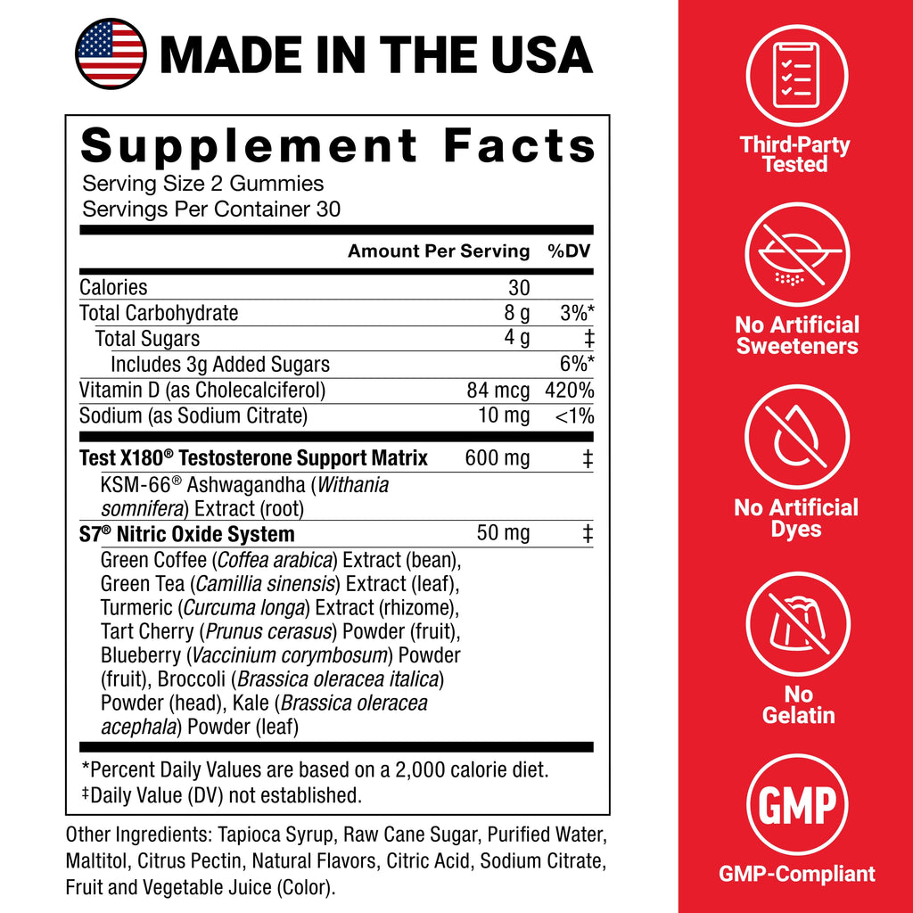 Force Factor Test X180 Max Testosterone Booster

