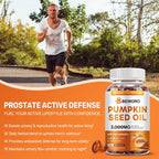Pumpkin Seed Oil with Saw Palmetto Softgels - Cold-Pressed


