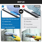 VITEVER Window Squeegee Kit with Interchangeable Components

