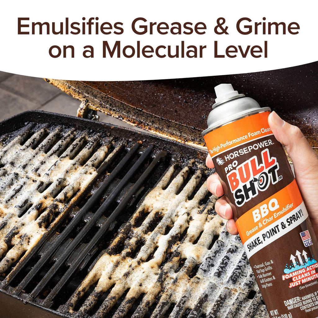 Bull Shot BBQ Pro Foaming Grill Cleaner | As Seen on TV

