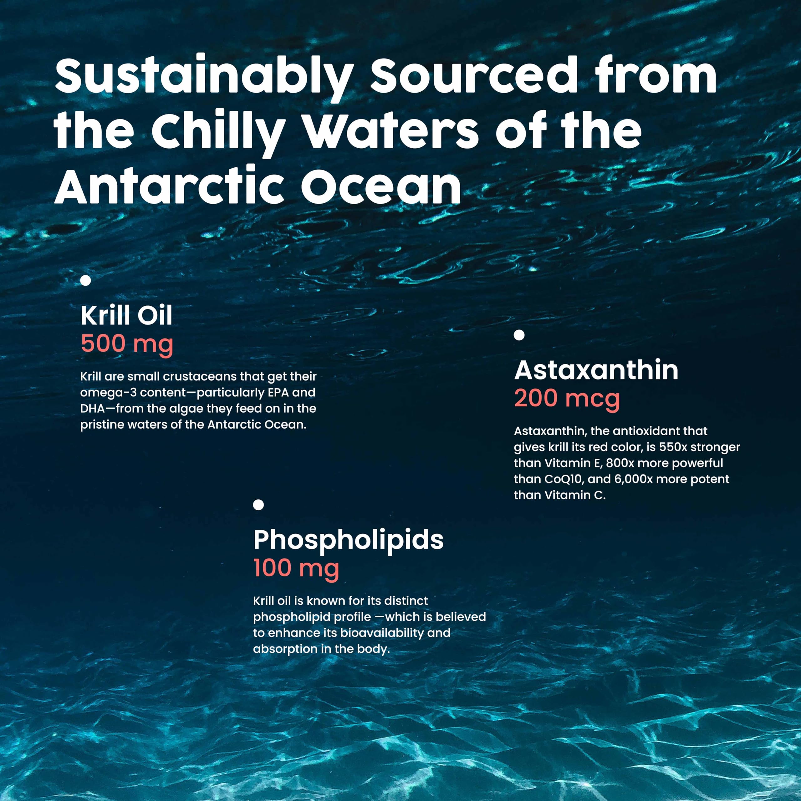 NativePath Antarctic Krill Oil Softgels EPA DHA Astaxanthin

