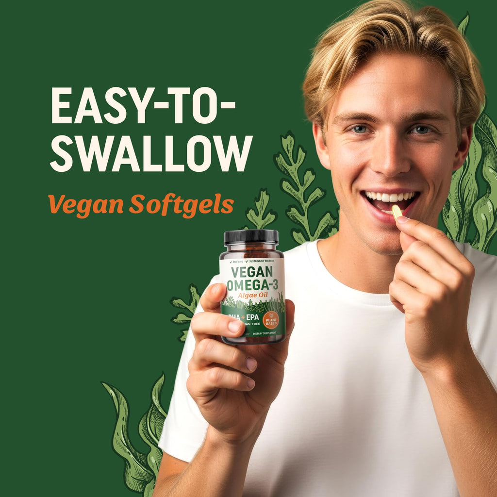 MAV Nutrition Vegan Algae Omega-3 DHA EPA

