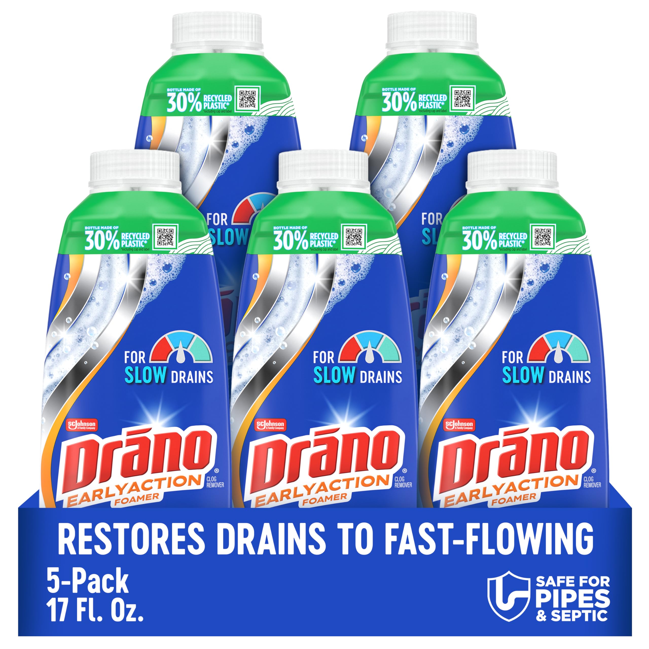 Drano Foamer Drain Clog Remover and Cleaner

