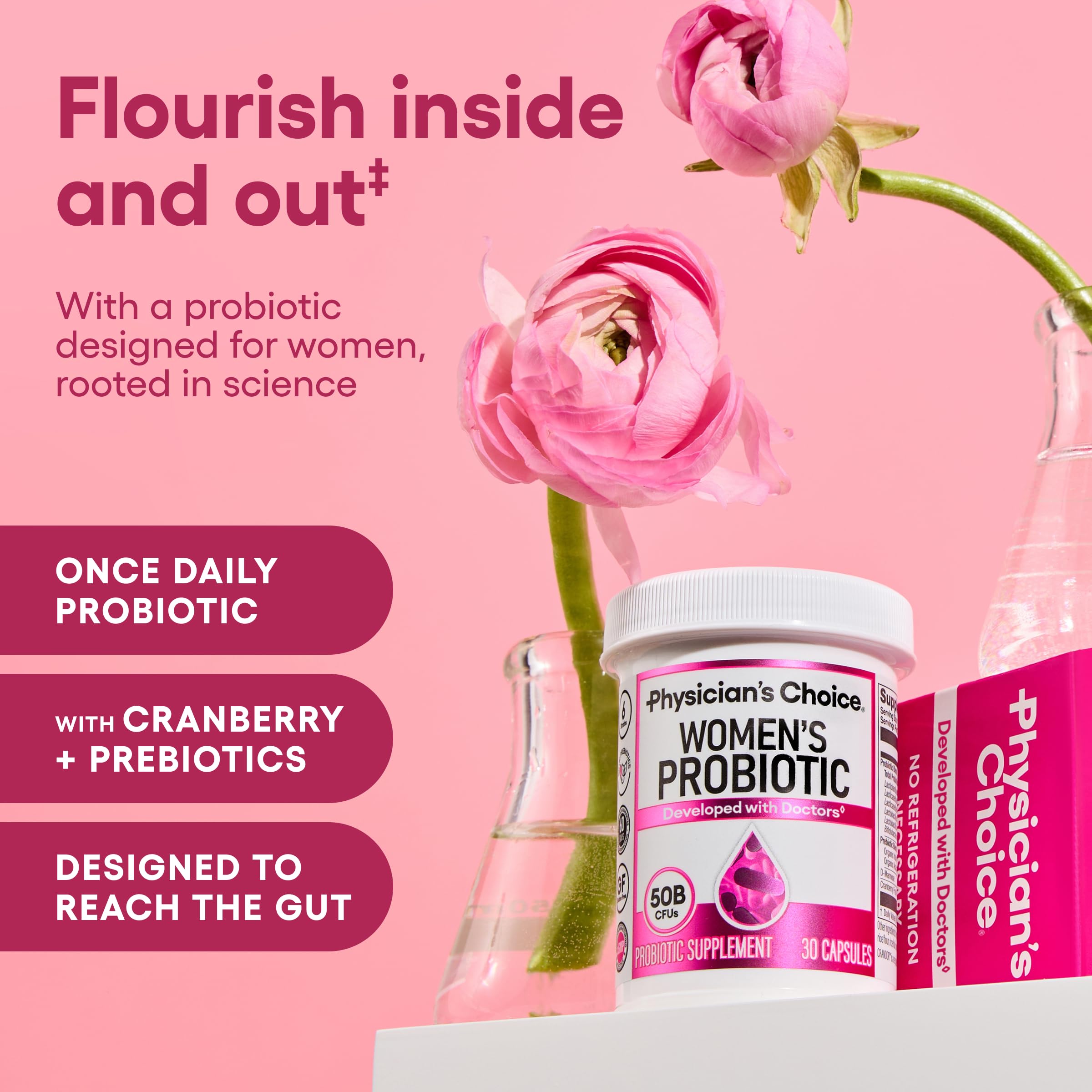 Physician's Choice Probiotics for Women - 50 Billion CFU

