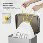 EKO Drawstring Trash Bags for Kitchen & Home

