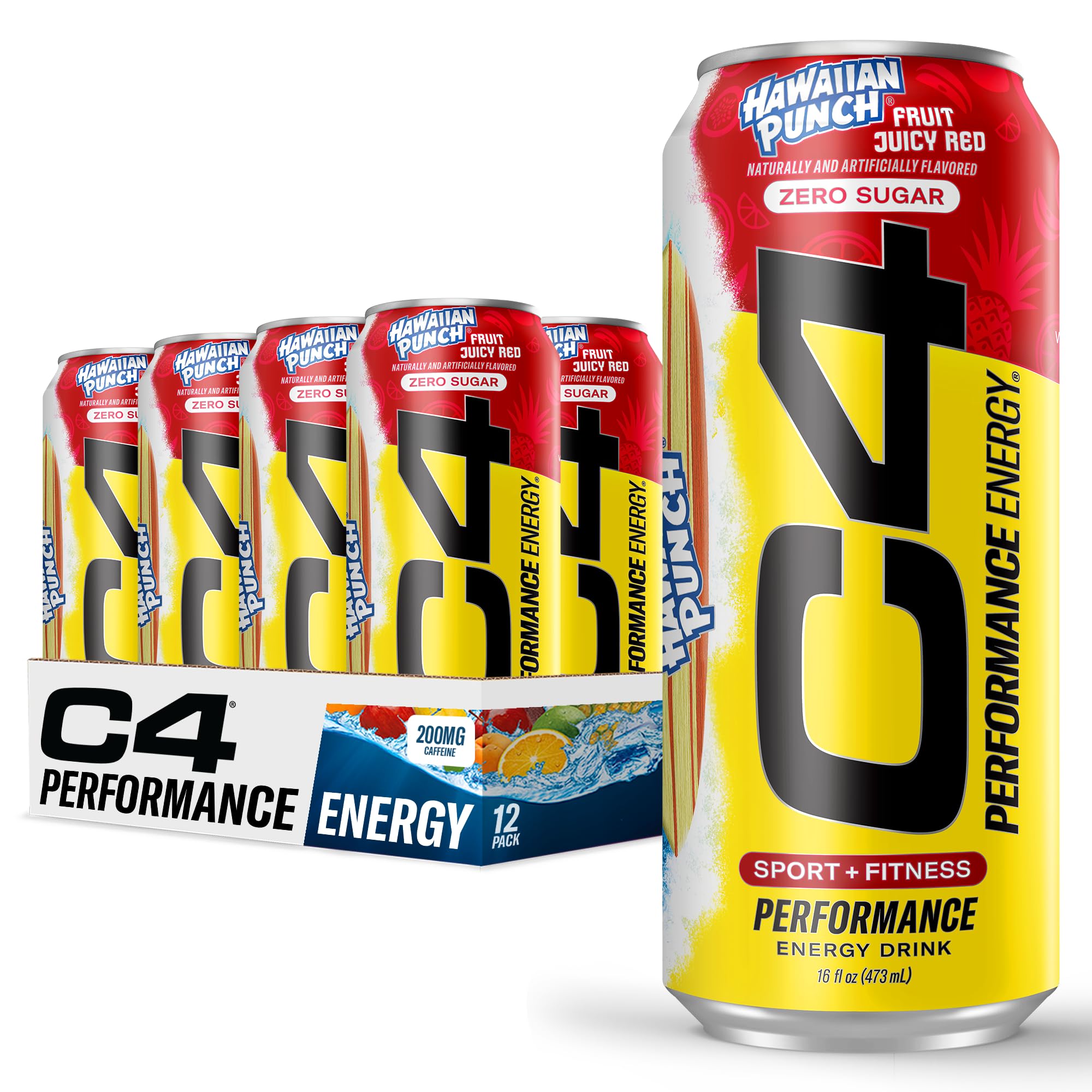 C4 Original Sugar Free Energy Drink for Pre-Workout