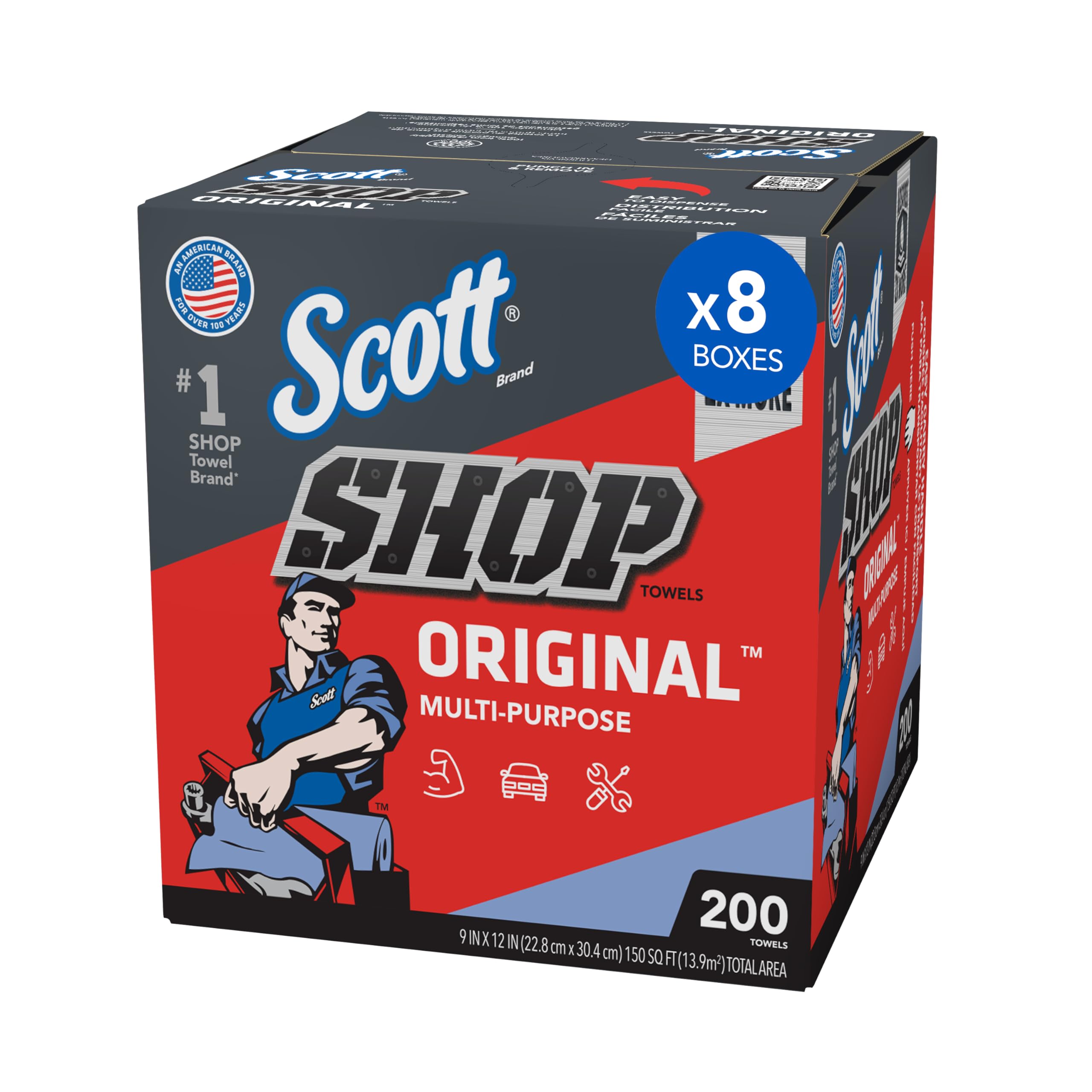 Scott Shop Towels Original - Cloth-Like Cleaning Towels

