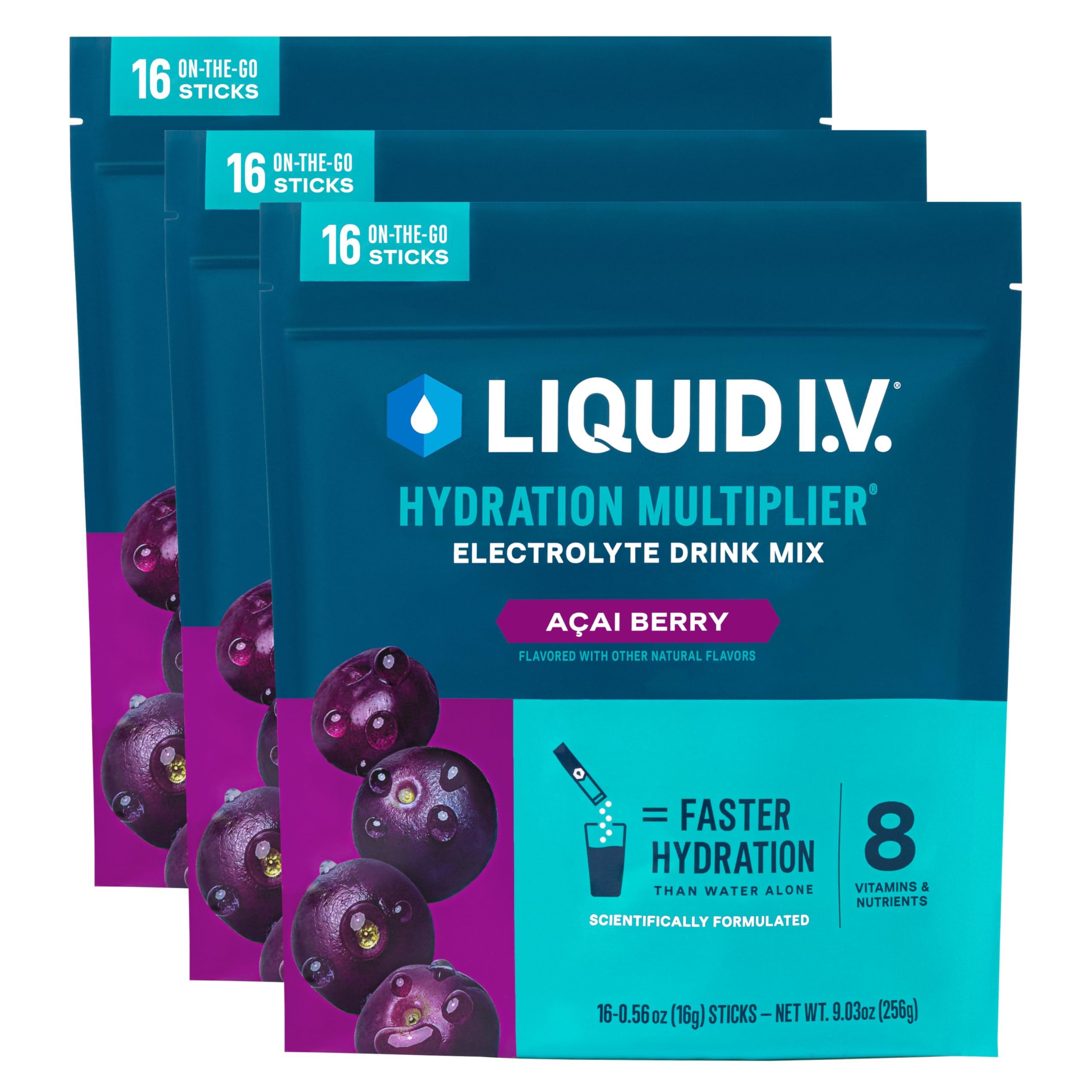 Liquid I.V. Hydration Multiplier Electrolyte Powder Drink Mix
