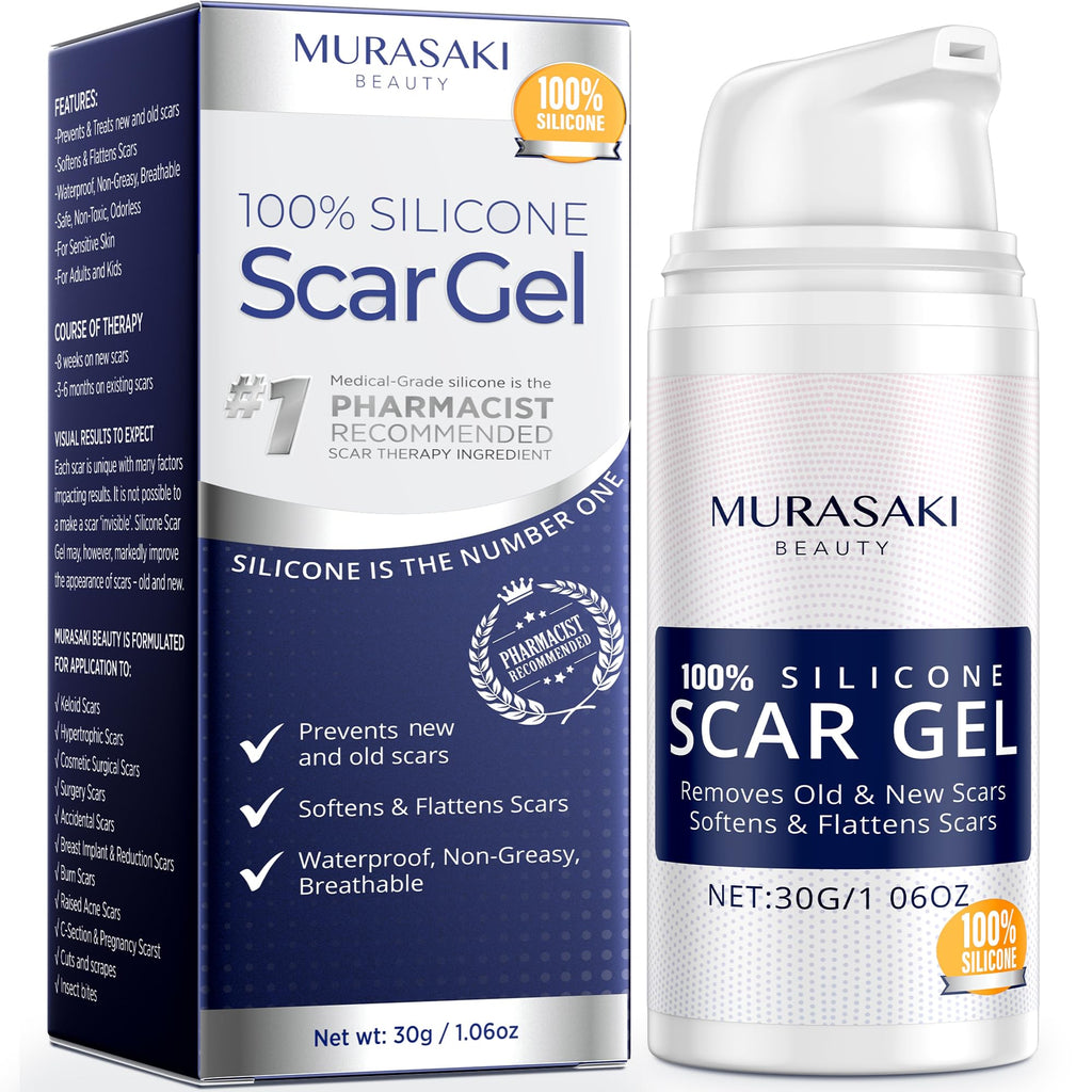 Silicone Scar Gel by Murasaki Beauty for Surgical Scars

