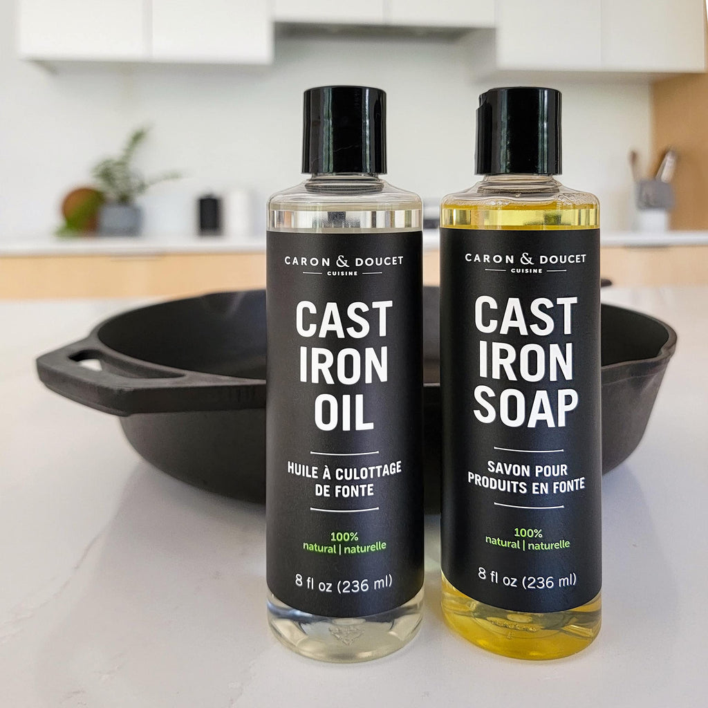 Caron & Doucet Cast Iron Cleaning & Conditioning Set

