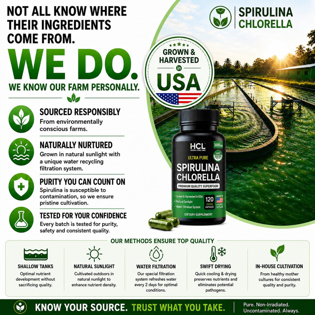 Chlorella Spirulina Capsule | Green Superfood


