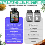 Adndale Sea Moss with Ashwagandha Turmeric & Black Seed Oil

