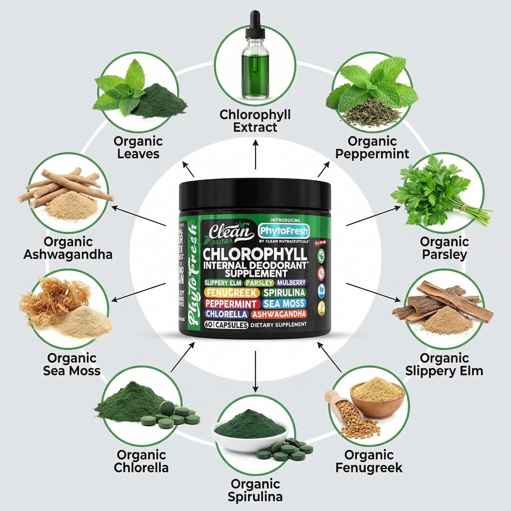 PhytoFresh Chlorophyll Capsules for Greens Detox

