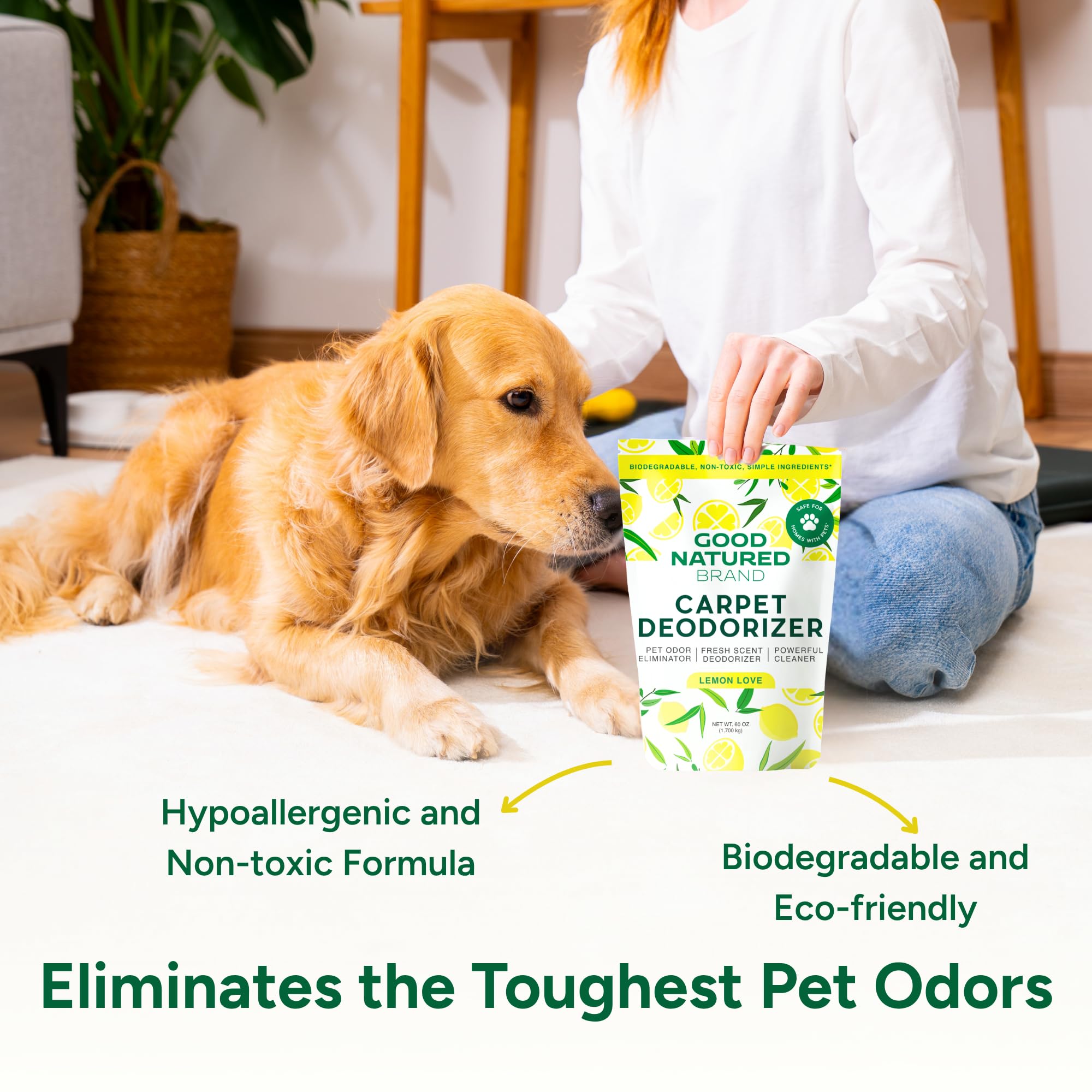 Carpet Deodorizer by Good Natured Brand – Freshener Powder

