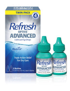 Refresh Optive Advanced Lubricant Eye Drops for Dry Eyes

