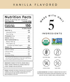 Truvani Organic Plant Based Protein Powder Pea Protein


