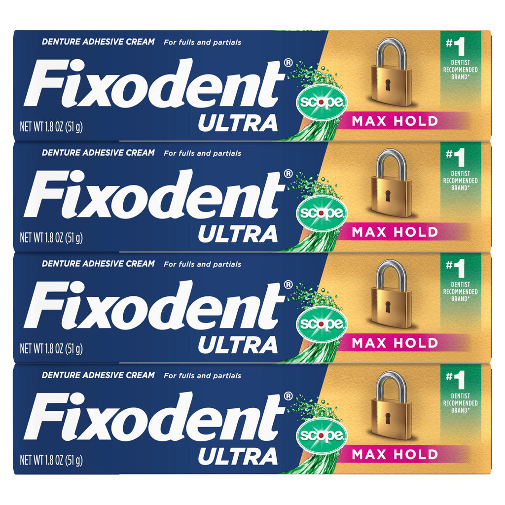Denture Adhesive Fixodent Ultra Max Hold

