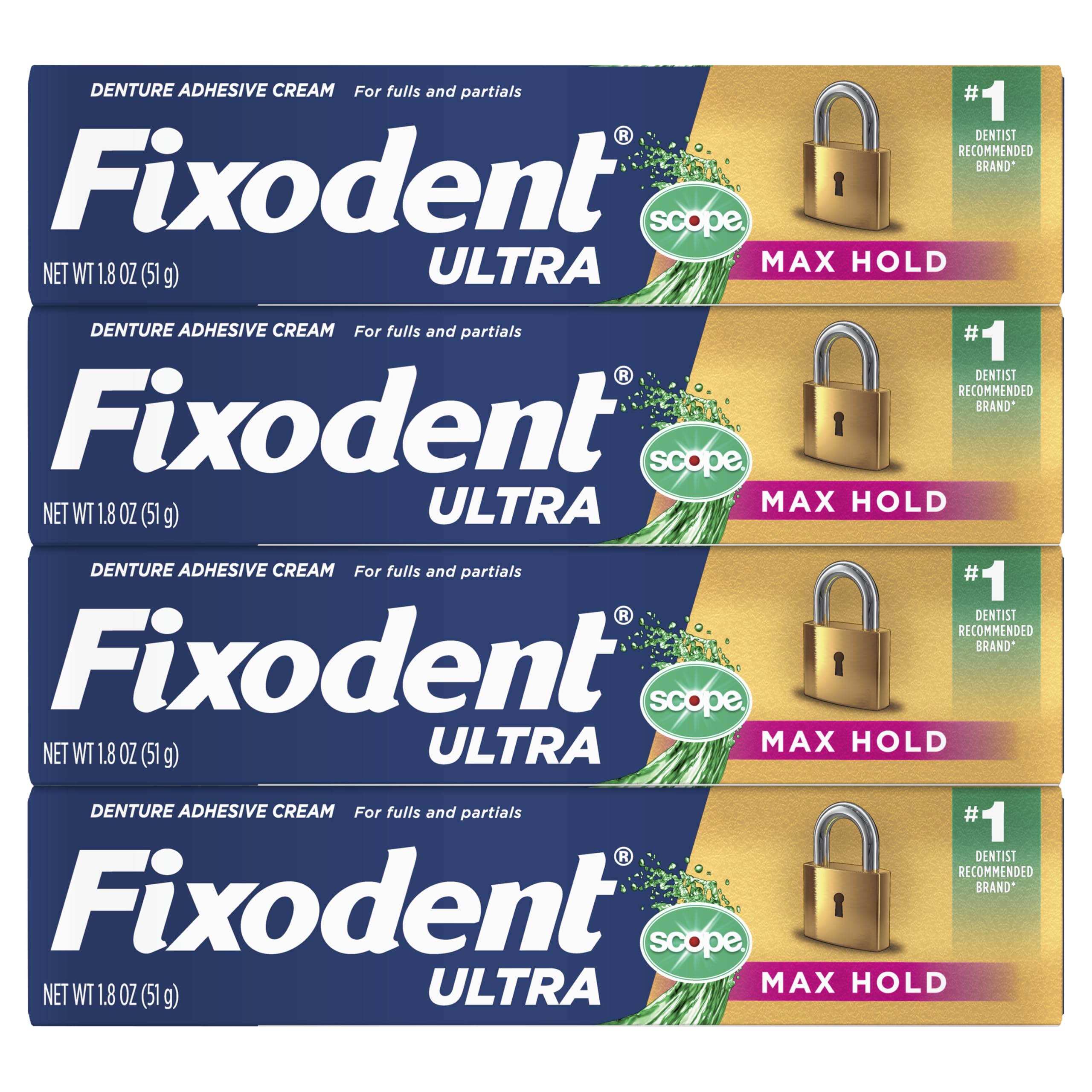 Denture Adhesive Fixodent Ultra Max Hold

