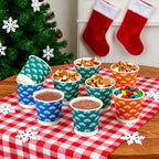 JollyPack Disposable Paper Cups - Floral Pattern

