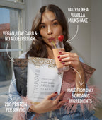 Truvani Organic Plant Based Protein Powder Pea Protein

