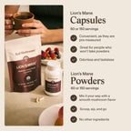 Real Mushrooms Lion's Mane Mushroom Powder Extract - Organic

