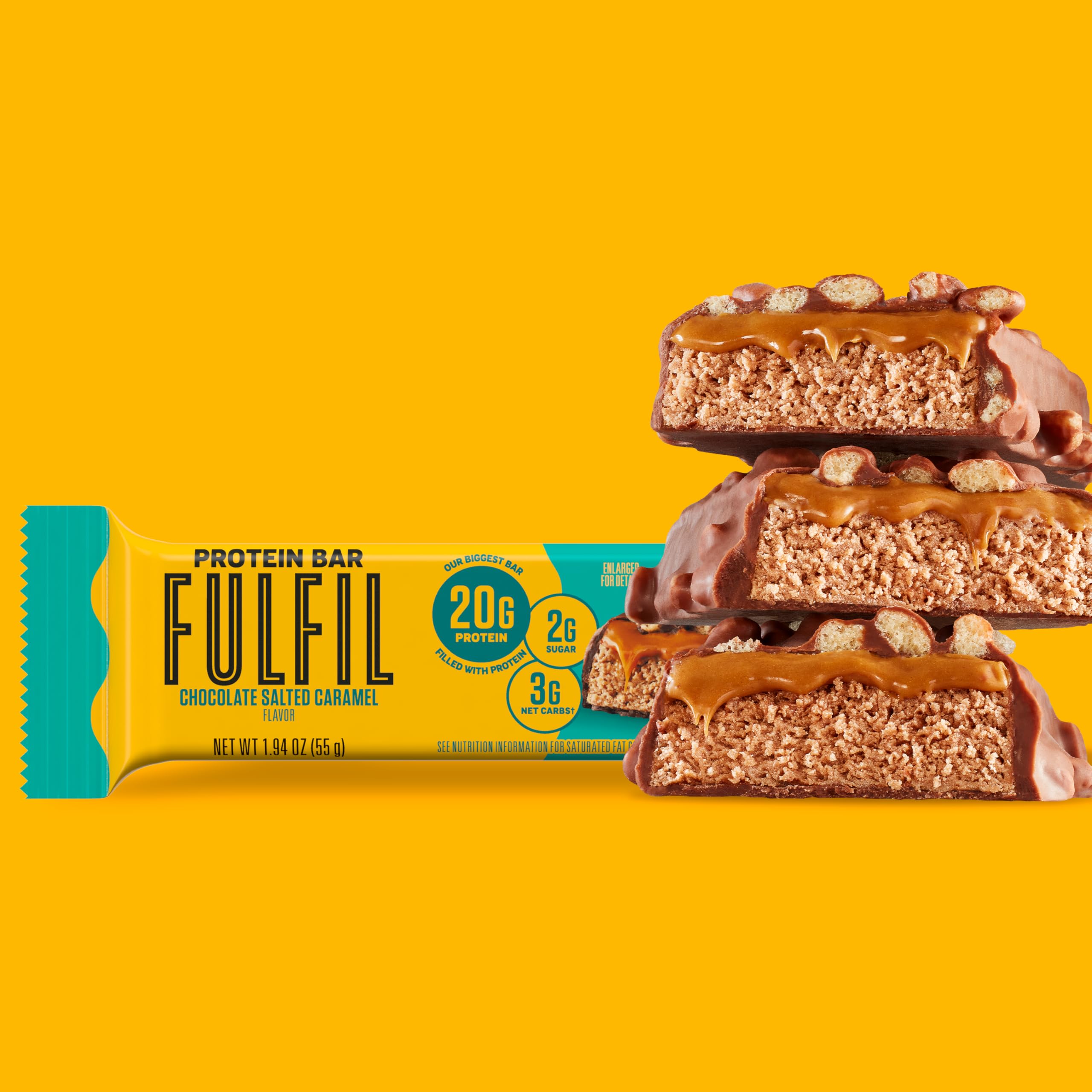 Protein Bars by FULFIL Gluten Free 20g Protein

