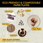 RACETOP Compostable Paper Plates - Heavy Duty

