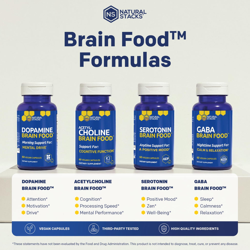 Natural Stacks Cognitive Support Supplement | Focus

