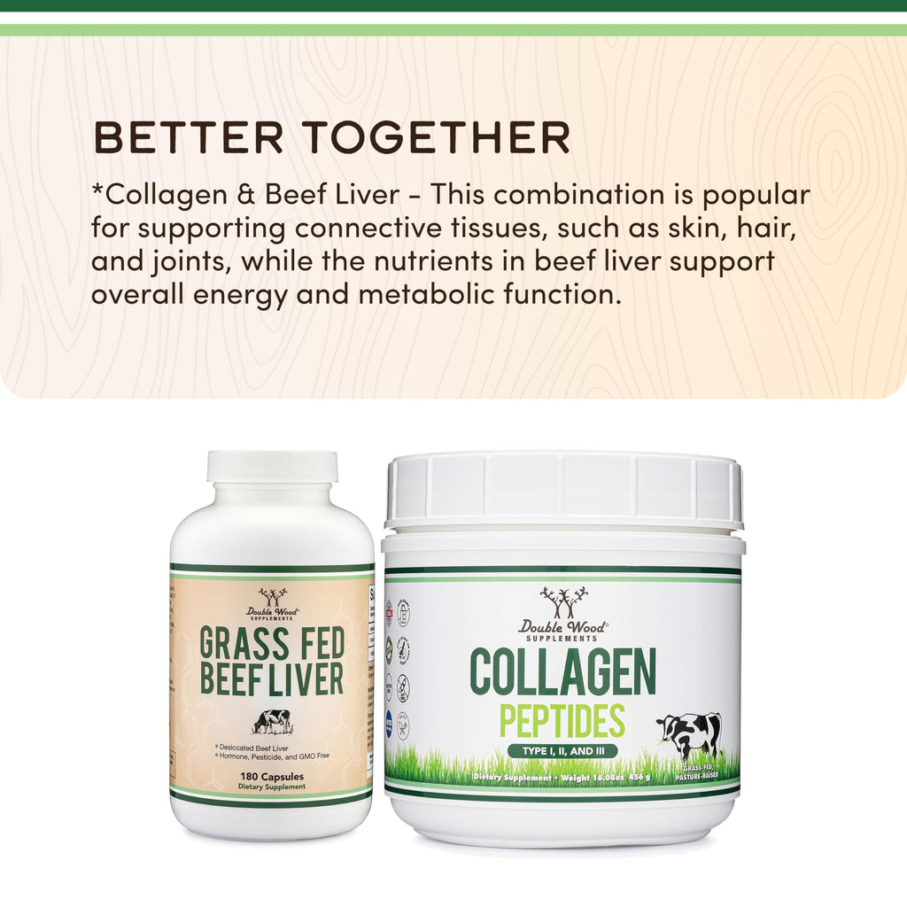 Beef Capsule Supplement for Wellness | Double Wood


