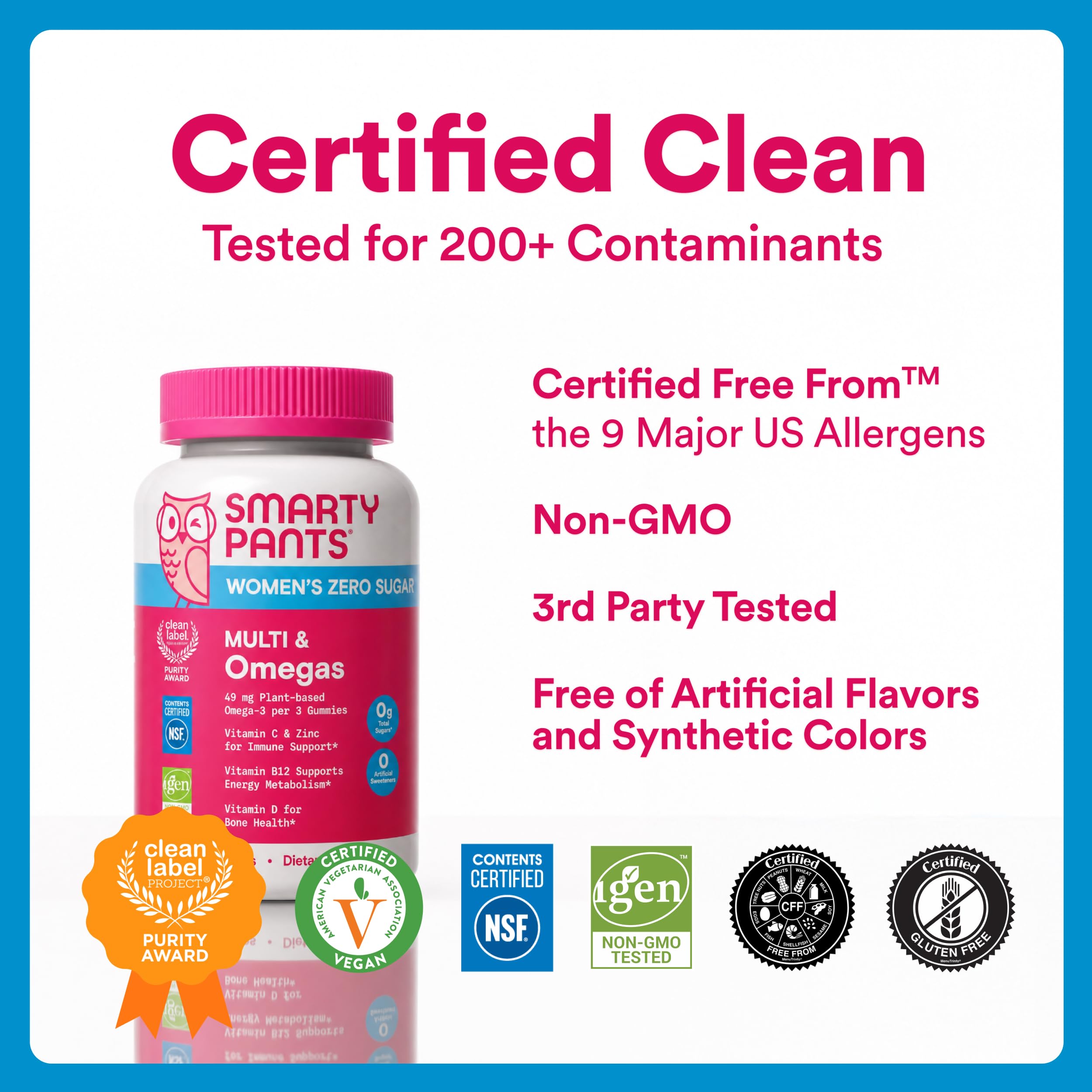 SmartyPants Women's Multivitamin Gummies with Omegas

