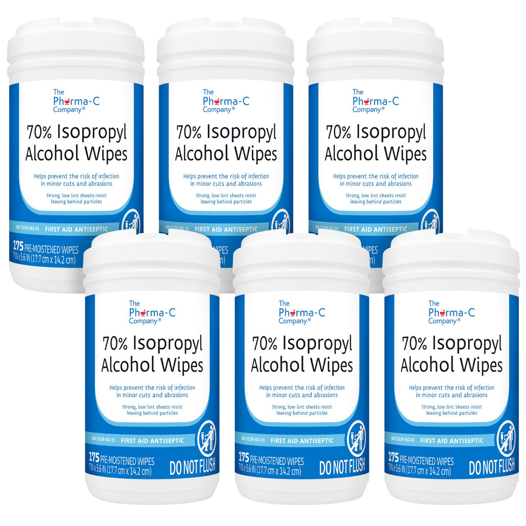 Pharma-C 70% Isopropyl Alcohol Wipes – Antiseptic Wound Care