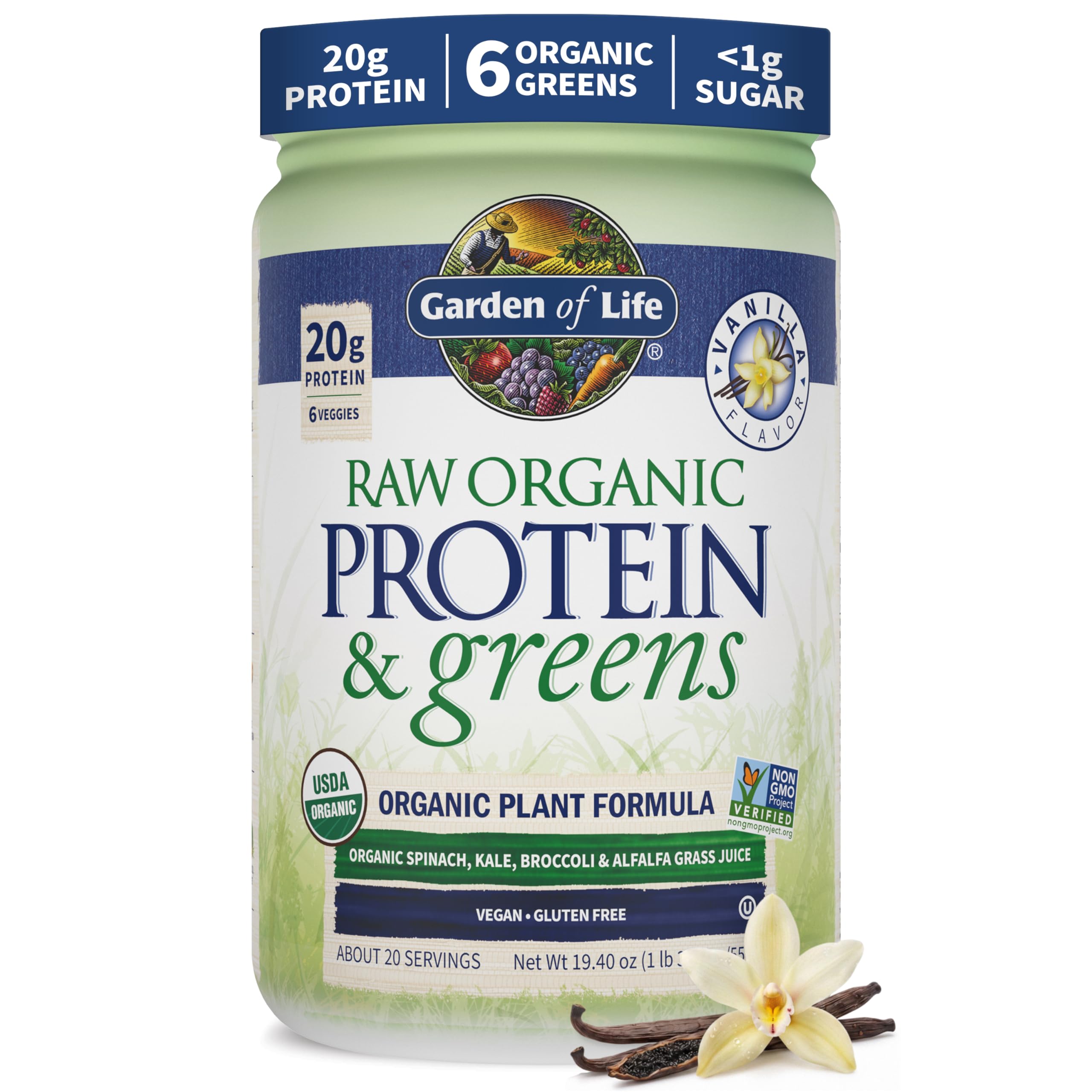 Garden of Life Raw Protein & Greens Protein Powder

