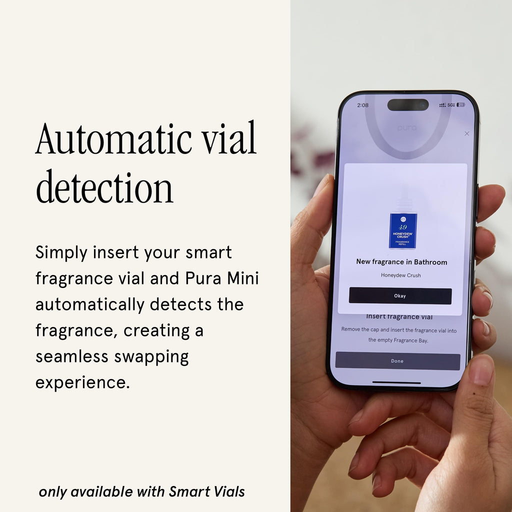 Pura Home Mini Fragrance Diffuser for Small Spaces | Smart WiFi

