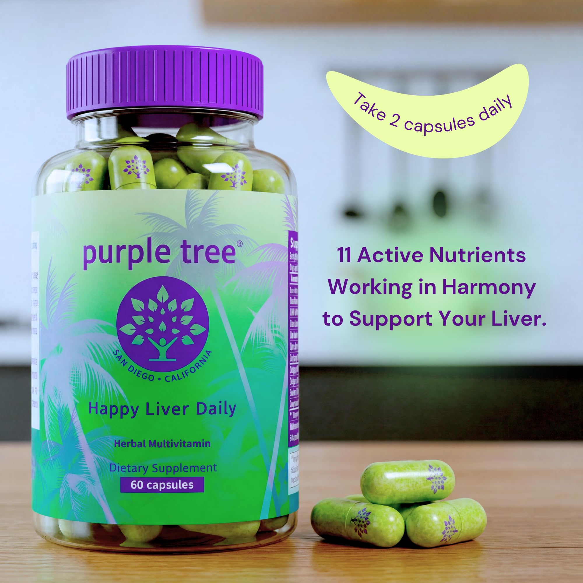 Purple Tree Liver Support Daily Plant-Based

