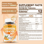 Neviss Turmeric Gummies with D3 & K2 | Bone & Immune Support

