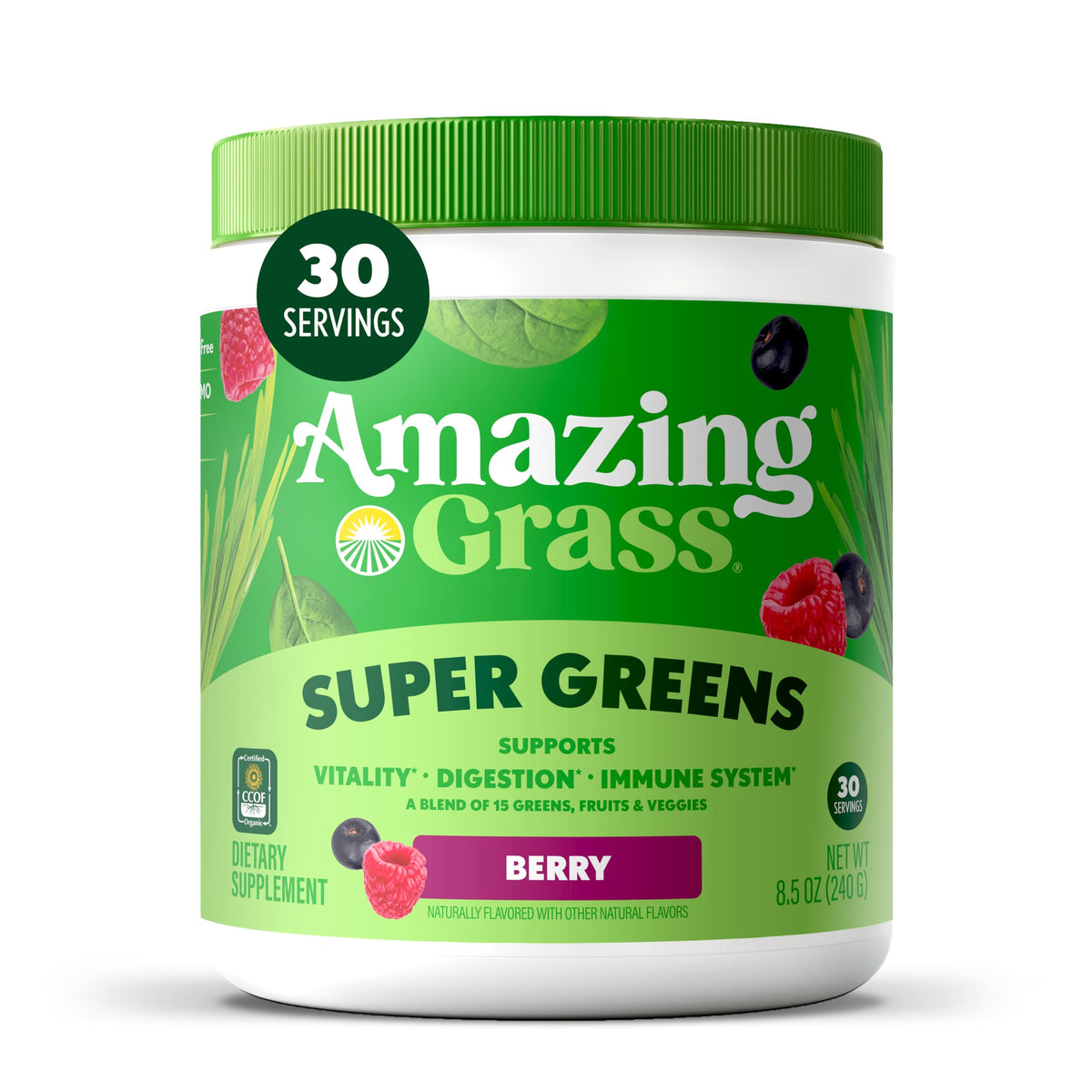 Amazing Grass Super Greens Organic Greens Supplement