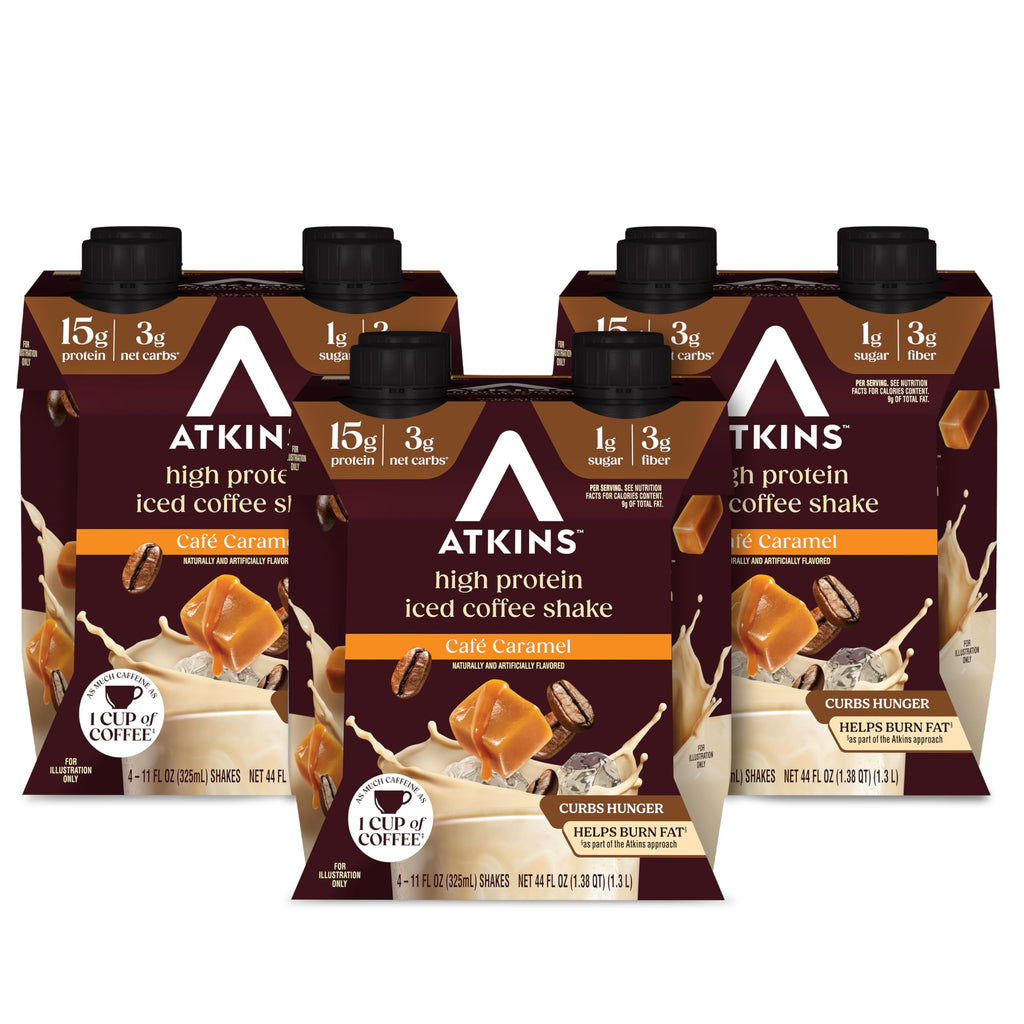 Atkins Ready-to-Drink Protein Shake, High Protein Low Carb Gluten Free
