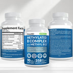 Methylated B Complex with Methylfolate and B12 for Energy

