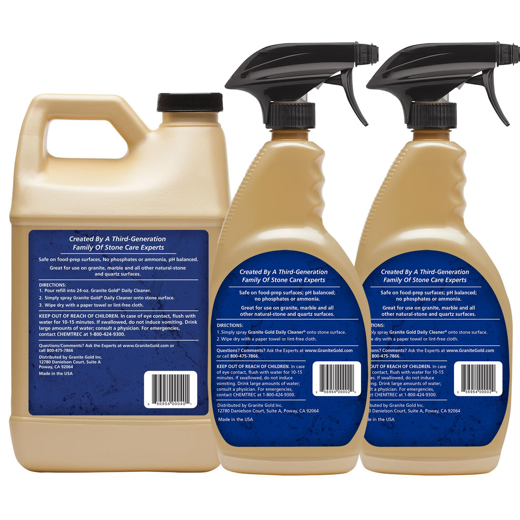 Granite Gold Daily Cleaner Spray for Natural Stone & Quartz

