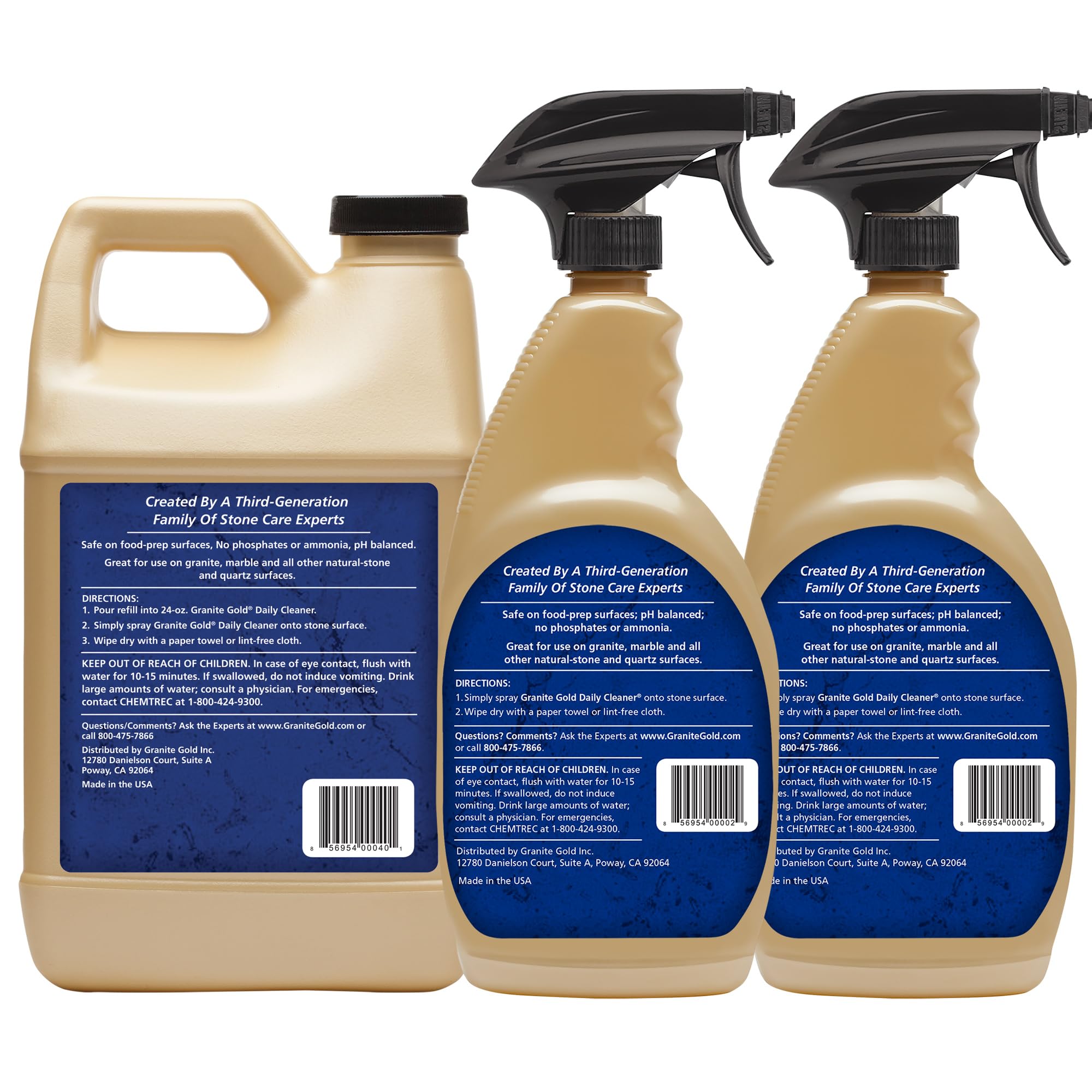 Granite Gold Daily Cleaner Spray for Natural Stone & Quartz

