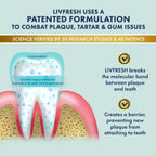 LIVFRESH Toothpaste Gel – SLS-Free Dental Gel

