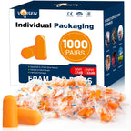 VOISEN Ear Plugs for Sleeping 32dB NRR Soft Foam Comfort