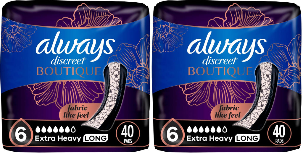 Always Discreet Boutique Incontinence Pads for Women