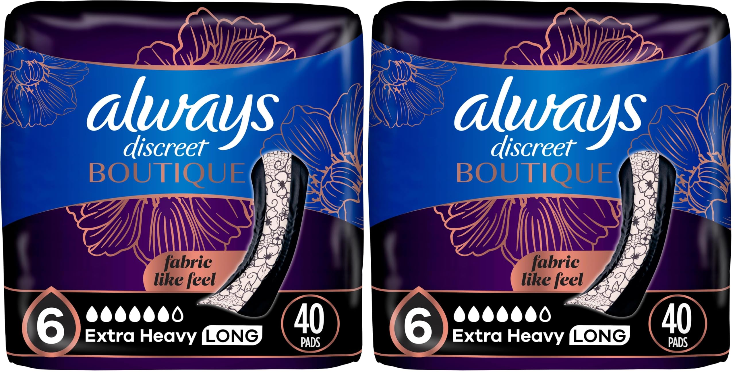 Always Discreet Boutique Incontinence Pads for Women