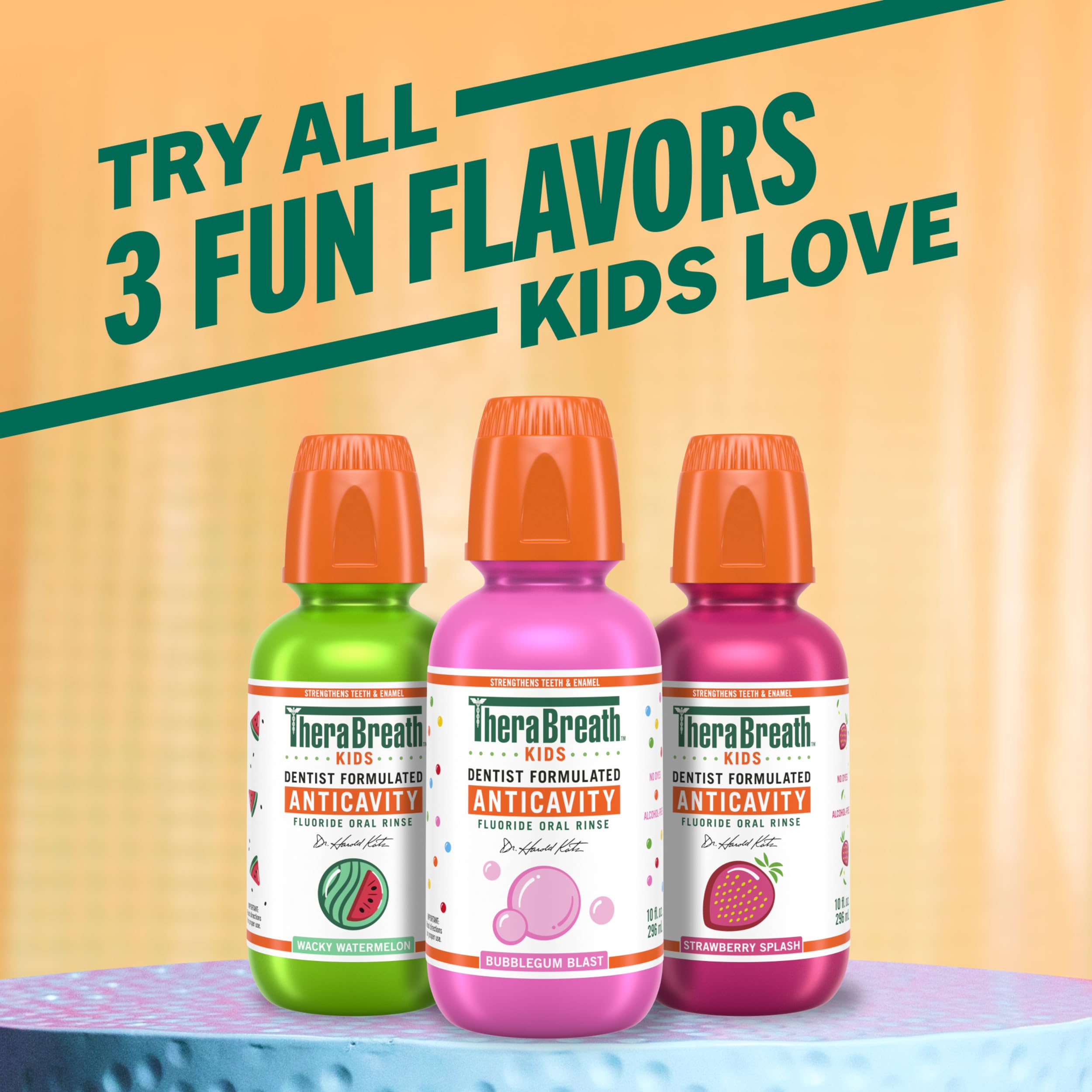 TheraBreath Kids Mouthwash with Fluoride | Anticavity

