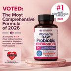 Wholesome Wellness Probiotics for Women - 100 Billion CFUs

