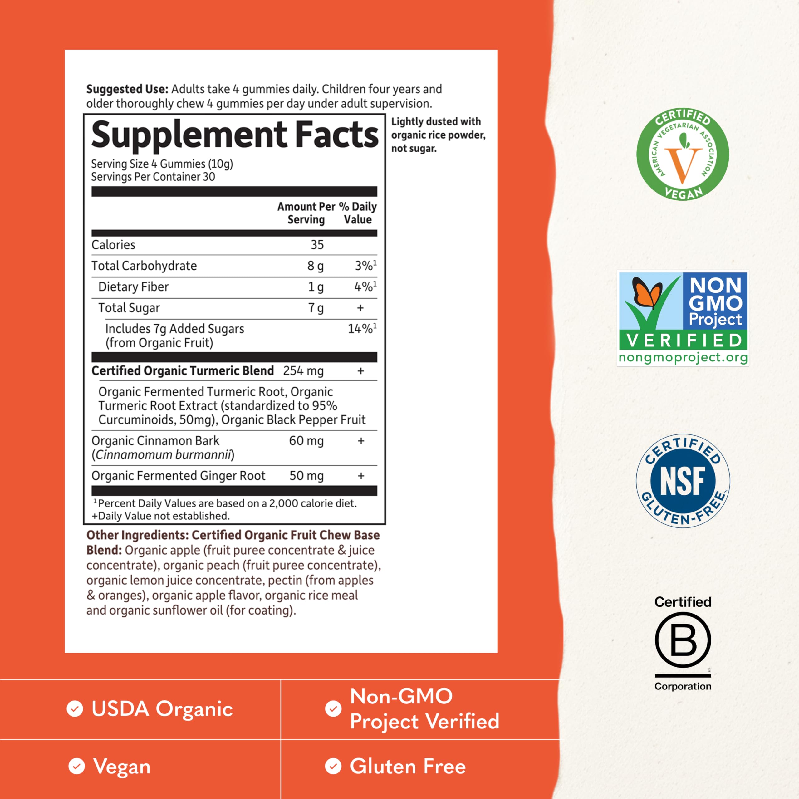 Curcumin Gummies Garden of Life Organics Inflammation

